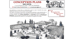 Desktop Screenshot of conception-plans.fr