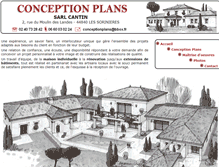 Tablet Screenshot of conception-plans.fr